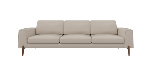 Modis Prada 4 seater with fabric arm
