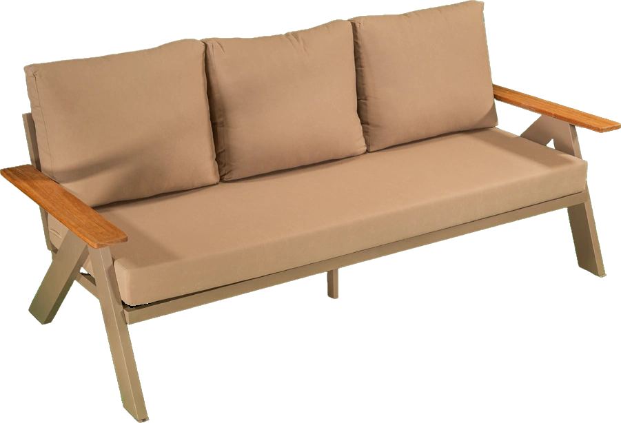 Caucasus Aluminum Three-seater sofa