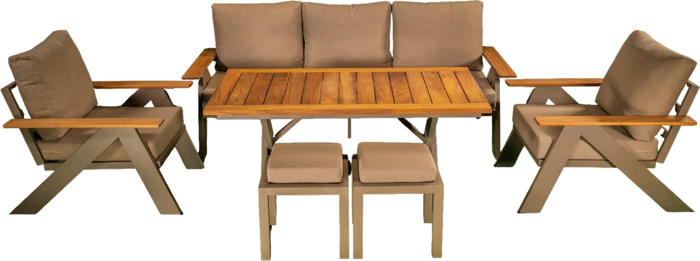 Caucasus Aluminum furniture set