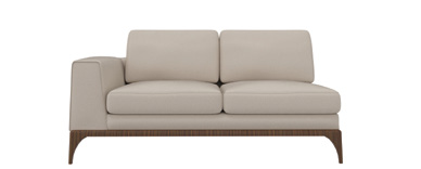 Modis Prada 2 seater with one arm