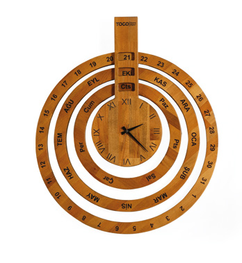 Modis  Times wall clock