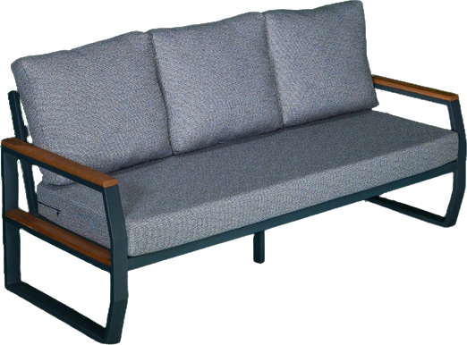 Honeycomb Aluminum Three-seater sofa