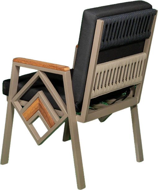 Tulip Aluminum Dining Chair — finish 1