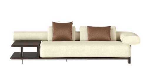 Modis Colosseium Two seater with one arm and coffee table