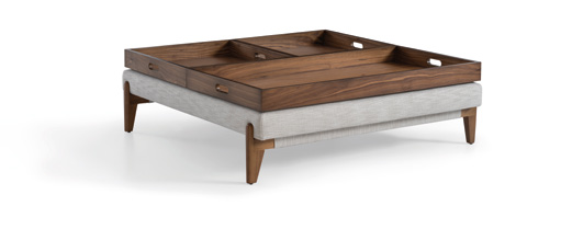 Modis Prada TABLE 120X120 cm 3 TRAY