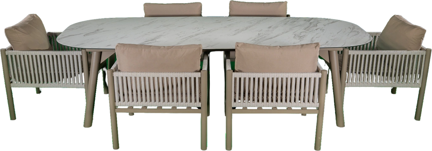 Soho Aluminum Dining furniture set
