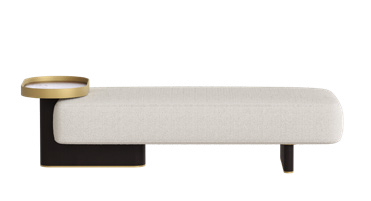Modis Kapadokya Bench with travertine tray