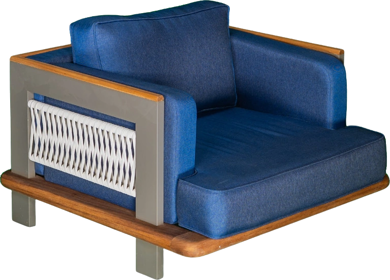 Bodrum Aluminum Armchair