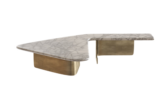 Modis Assos Side table with double side between sofa4