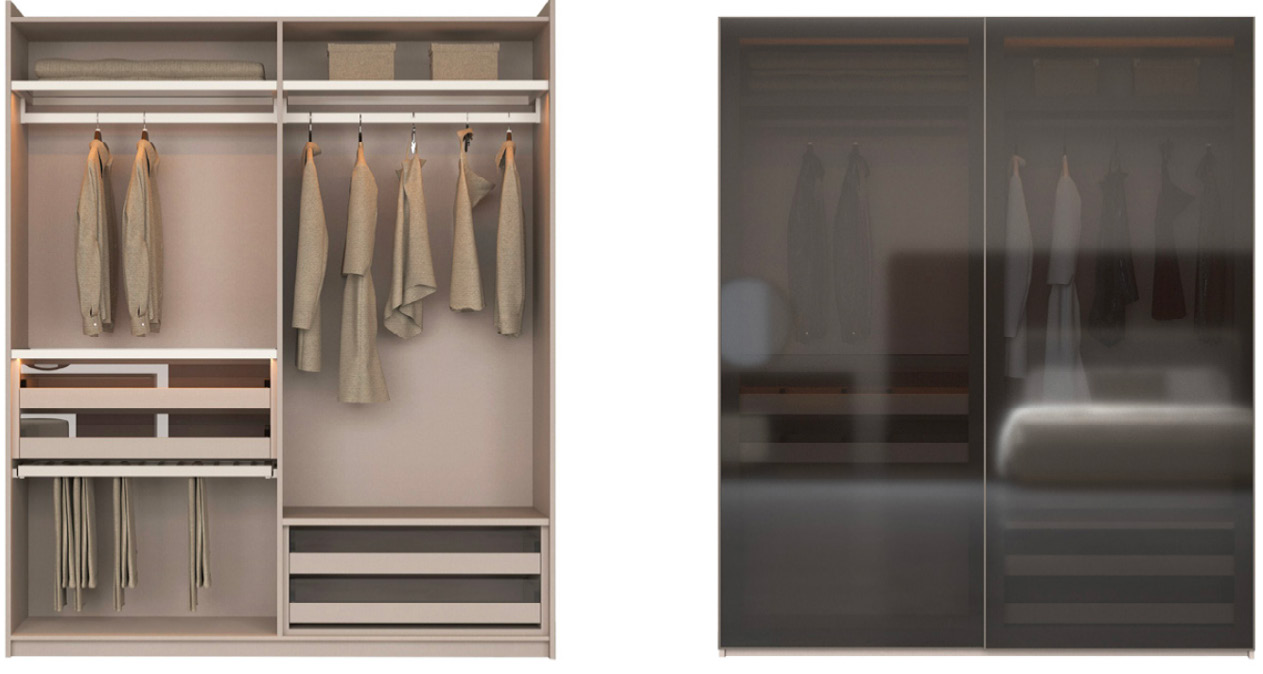 Modis Myra MODULE 14 200cm Glass, Sliding Door Module