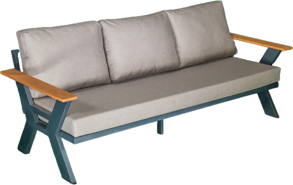 Truva Aluminum Three-seater sofa