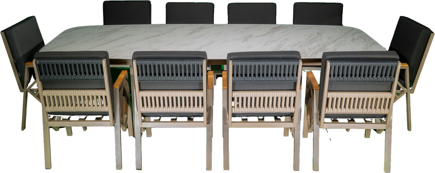 Tulip Aluminum Dining furniture set