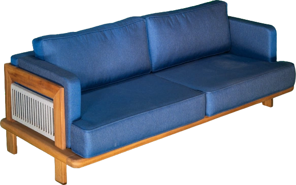 Bodrum Woven Three-seater sofa